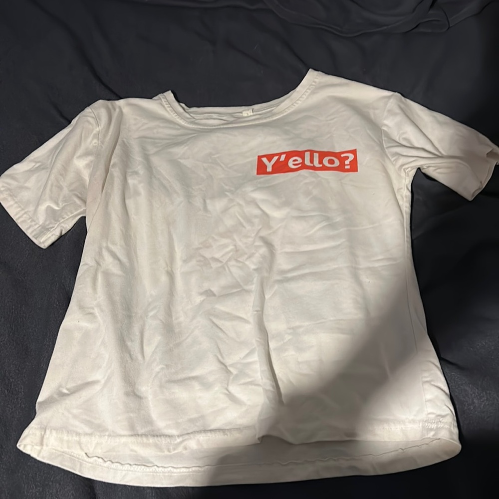 White Graphic Tee